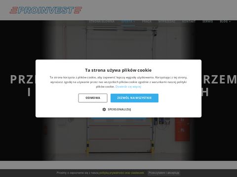 PROINVEST - urządzenia przeładunkowe