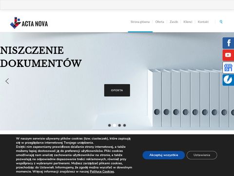 Acta Nova niszczenie dokumentów elektronicznych