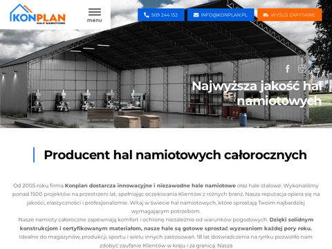 Konplan.pl - hale namiotowe