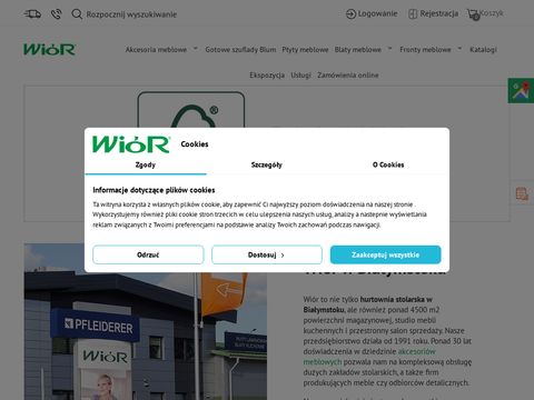 WIÓR fronty meblowe Białystok