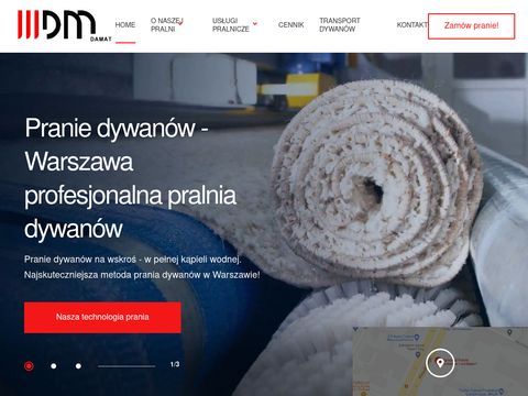 Damat.pl - pralnia dywanów Warszawa