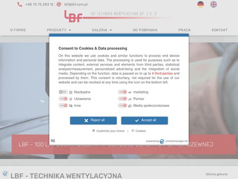 LBF tłumiki wentylacyjne