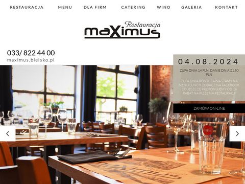 Maximus.bielsko.pl - restauracja