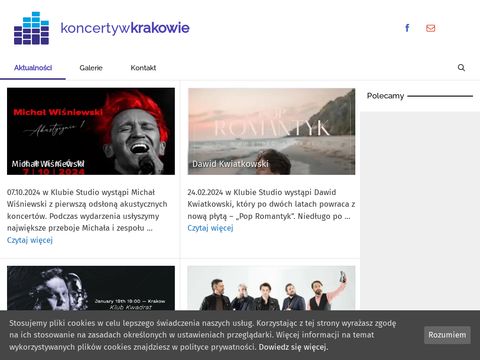 Koncertywkrakowie.pl 2018