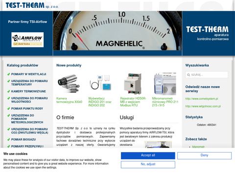 Test-Therm aparatura kontrolno-pomiarowa