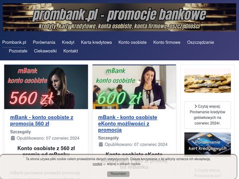 Prombank.pl - blog promocje bankowe kredyty