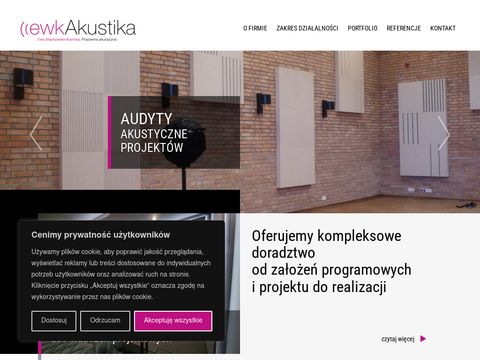 EwkAkustika akustyka Warszawa