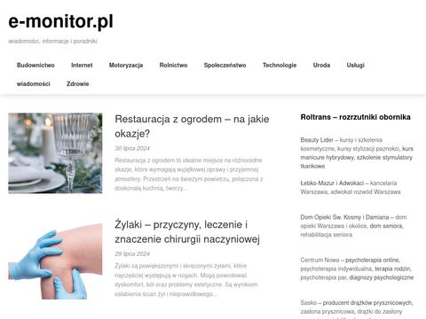 E-monitor.pl - informacje porady