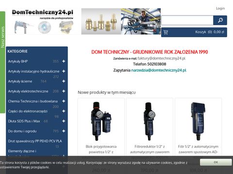 DomTechniczny24.pl - narzędzia i elektronarzędzia