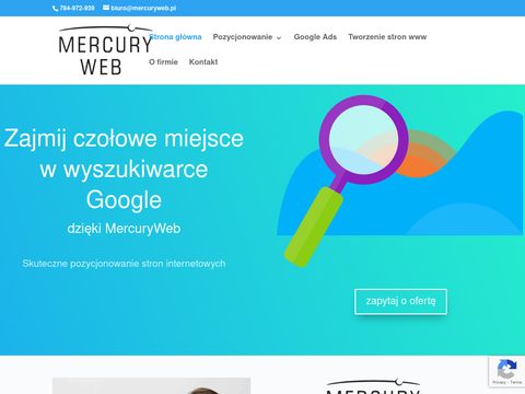 Mercurywebsc.pl - pozycjonowanie strony