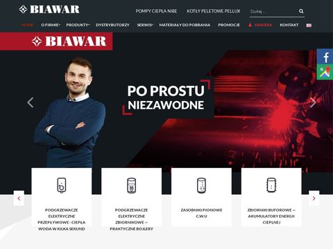 Nibe-Biawar elektryczne ogrzewacze wody