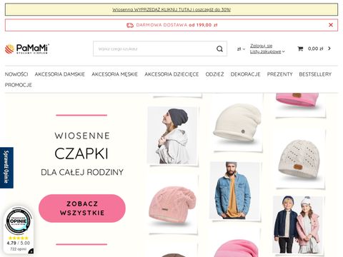 Pamami.pl oryginalne czapki