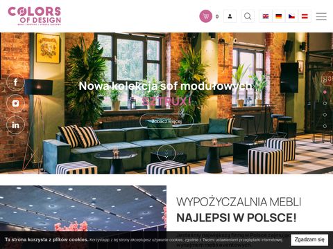 Wypożyczalnia mebli Warszawa colorsofdesign.pl