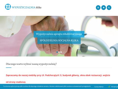 Wypozyczalnia-klika.pl sprzęt rehabilitacyjny