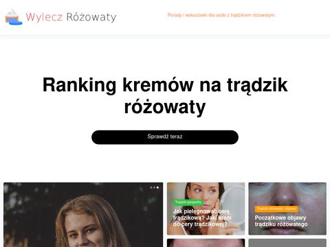 Wylecz-rozowaty.pl trądzik różowaty