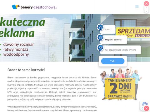 Banery Częstochowa, druk banerów reklamowyh