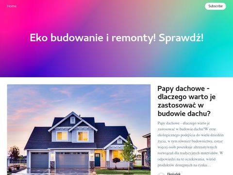 Ekoinstalka.pl przydomowe oczyszczalnie ścieków